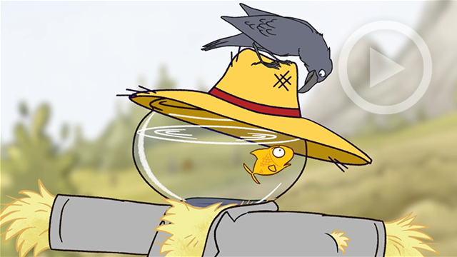 Dr. Brumm verjagt Kr&auml;hen